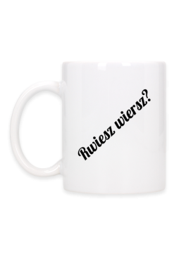 Rwiesz wiersz? Kubek polonisty