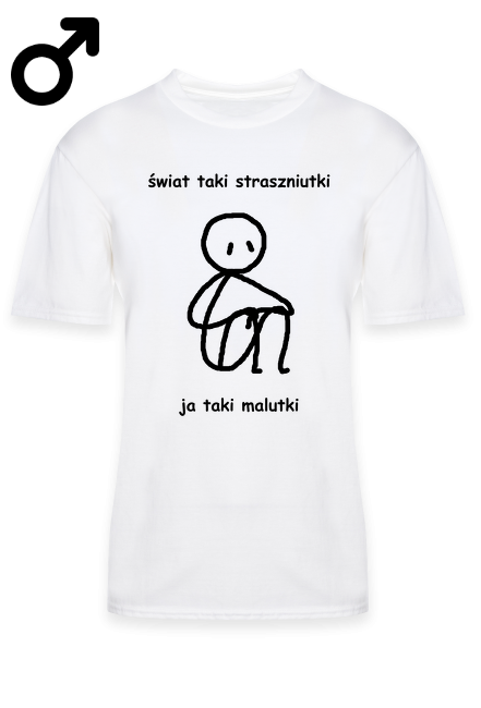 boję się:( - biała męska