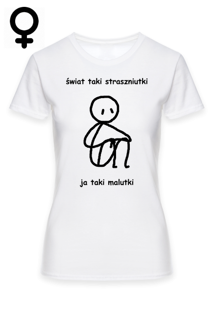 boję się:( - biała damska