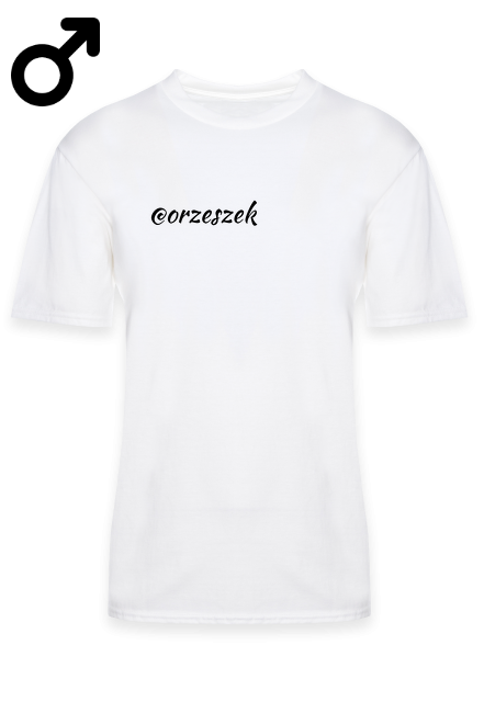 Biały T-Shirt Orzeszek