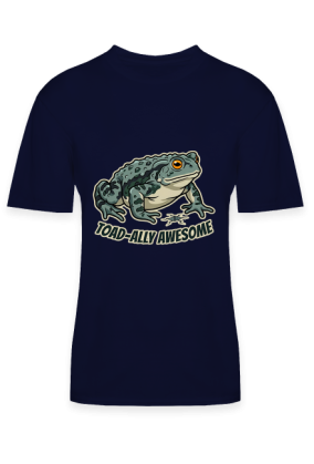 Śmieszna Koszulka Żaba Ropucha Toad-ally Awesome