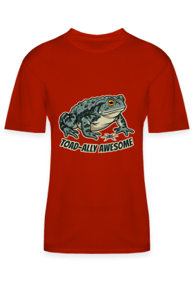 Śmieszna Koszulka Żaba Ropucha Toad-ally Awesome