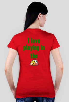 Koszulka damska z flappy bird
