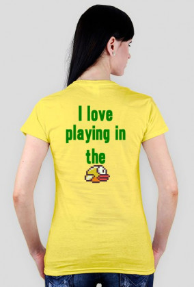 Koszulka damska z flappy bird