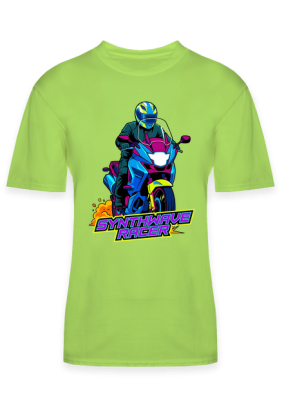 Koszulka Motocyklowa Synthwave Racer Cyberpunk Neon Motor