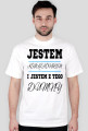 jestem książkofilem i jestem z tego dumny BIAŁY T-SHIRT MĘSKI