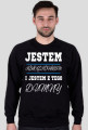 jestem książkofilem i jestem z tego dumny BLUZA CZARNA MĘSKA