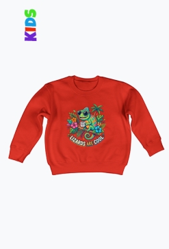 Bluza Kameleon z Kawą Lizards Are Cool – Śmieszny Prezent