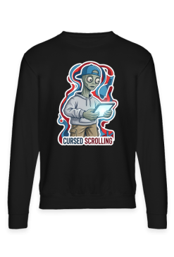 Bluza Cursed Scrolling Kosmita - Mem Śmieszna