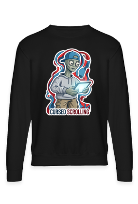 Bluza Cursed Scrolling Kosmita - Mem Śmieszna