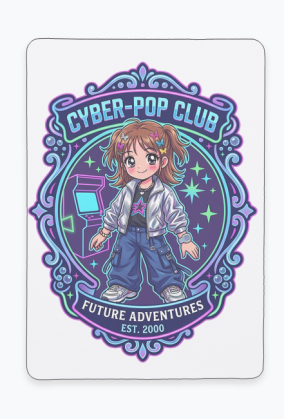 Podkładka z Nadrukiem Cyber-Pop Club