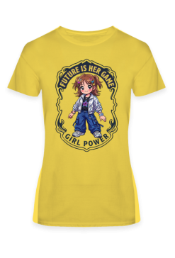 Koszulka Dziewczęca Anime Girl Power - Y2K Style