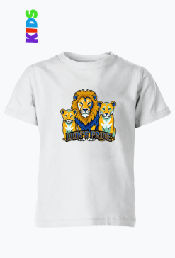 Koszulka Lion's Pride Rodzina Lwów - Nadruk Lew i Małe Lwiątka