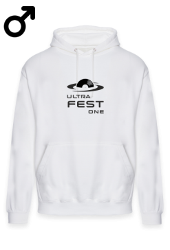 Ultra Fest One – Full Logo Hoodie White