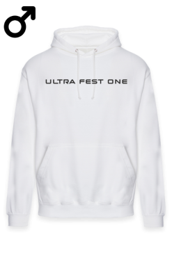 Ultra Fest One – Classic Wordmark Hoodie White