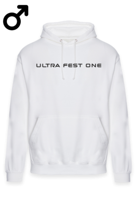 Ultra Fest One – Classic Wordmark Hoodie White