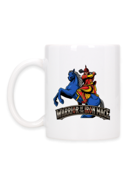 Kubek Wojownik na Koniu Warrior Iron Mace Fantasy Esport