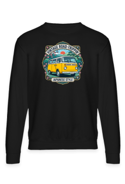 Bluza Retro Kamper JDM Style – Vintage Road Trip i Kwiaty Wiśni Sakura