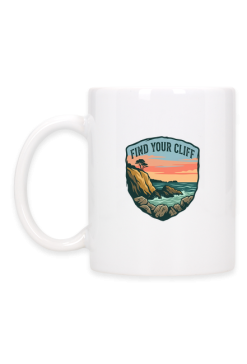 Kubek Vintage Find Your Cliff – Nadmorski Klif Retro