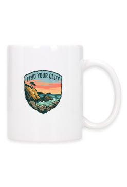 Kubek Vintage Find Your Cliff – Nadmorski Klif Retro