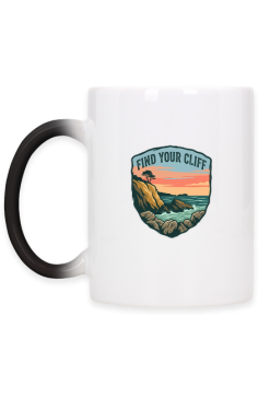 Kubek Vintage Find Your Cliff – Nadmorski Klif Retro