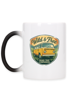 Kubek Vanlife Wild Free – Prezent dla Podróżnika Kamper