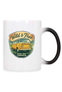 Kubek Vanlife Wild Free – Prezent dla Podróżnika Kamper
