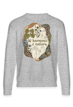 Bluza Damska W Harmonii z Naturą | Ekologiczna Torba Boho Line Art Monstera