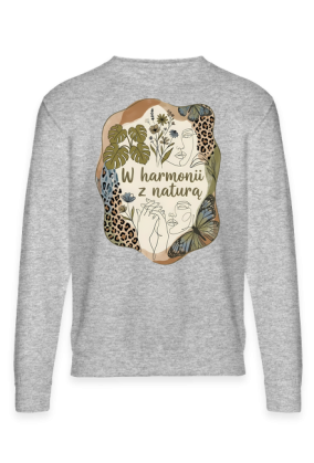 Bluza Damska W Harmonii z Naturą | Ekologiczna Torba Boho Line Art Monstera