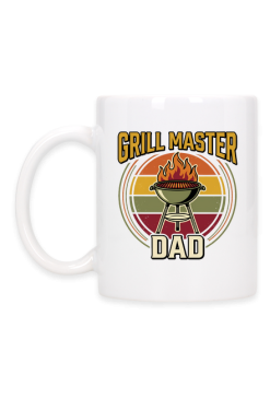 Kubek Grill Master Dad – Prezent dla Taty Mistrza Grilla