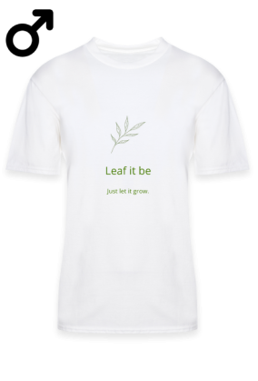 T-Shirt męski Leaf It Be