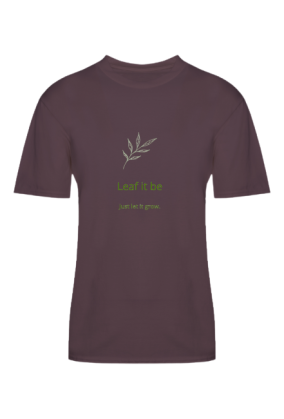 T-Shirt męski Leaf It Be