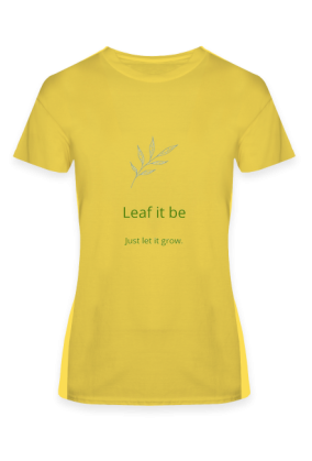 T-Shirt damski Leaf It Be