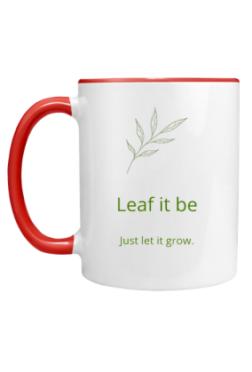 Kolorowy kubek Leaf It Be