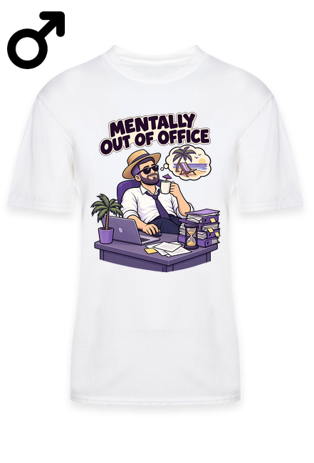 Mentally out of office — koszulka męska