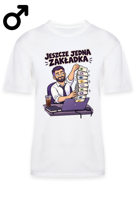 Jeszcze jedna zakładka — koszulka męska