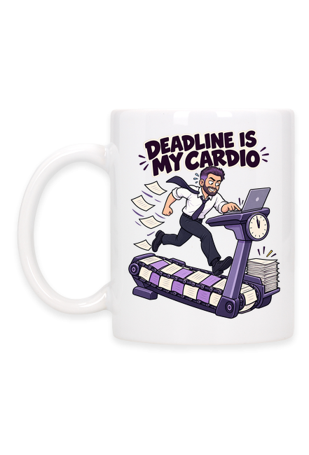 Deadline is my cardio — kubek