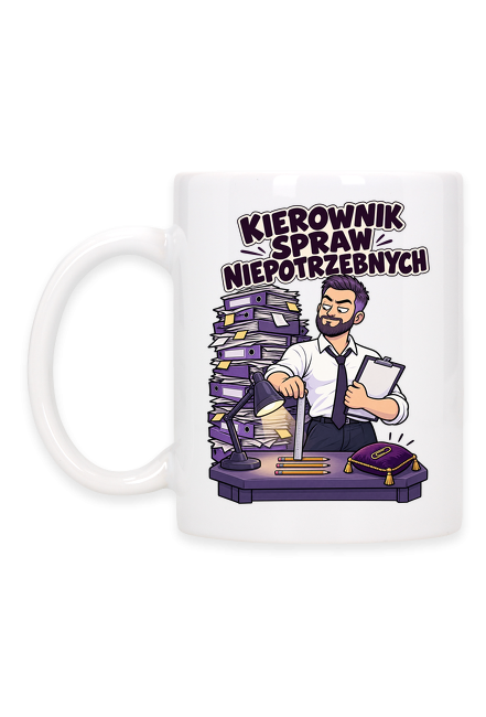 Kierownik spraw niepotrzebnych — kubek