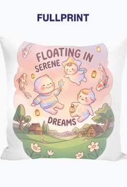 Urocza Poduszka Serene Dreams Bajkowy Wzór Kawaii