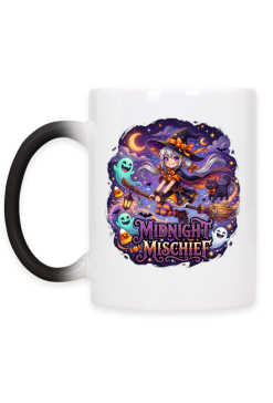 Kubek Halloween Anime Czarownica – Midnight Mischief Kawaii
