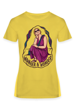 Koszulka Damska Wander Wonder Podróże Boho Stylowa