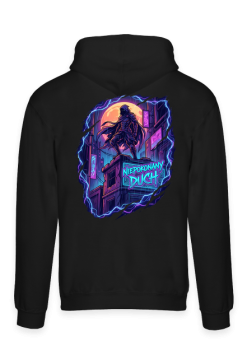 Bluza Cyberpunk Niepokonany Duch Komiks Neon Gamer