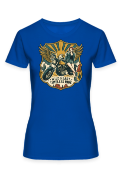 Koszulka Motocyklowa Vintage – Wild Heart Motocykle Chopper