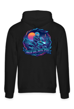 Bluza Motocyklowa Synthwave – Analog Soul Digital Speed Cyberpunk