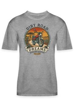 Koszulka Motocyklowa Retro – Dirt Road Dreams Scrambler Classic