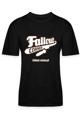Fallout Corner logo solid (czarna/męska)