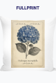 Poduszka z hortensją retro
