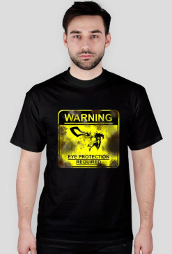 WARNING - Eye protection required