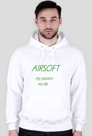 Bluza z kapturem -Airsoft my passion- my life