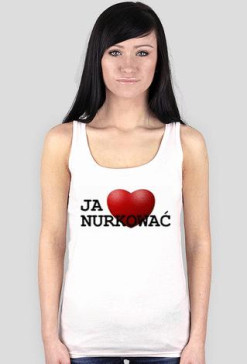 GEPN LOVE 2 DIVE WHITE TANK TOP